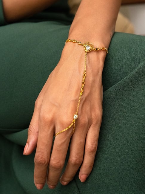 Shaya Sterling Silver Queen of Encouragement Hand Harness Bracelet for  Women