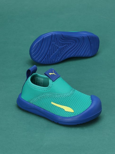 Puma Kids Aquacat Shield Inf Sparkling Green Slip-On Shoes
