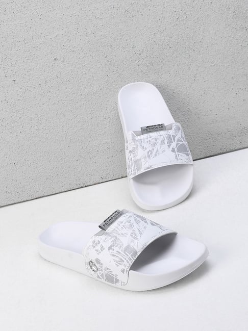 Buy Puma Kids MAPF1 Leadcat Graphic Jr White Slides for Boys