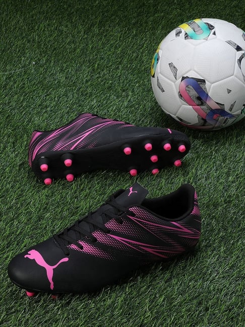 Puma Men's ATTACANTO FG/AG Black Football Shoes-picture-16