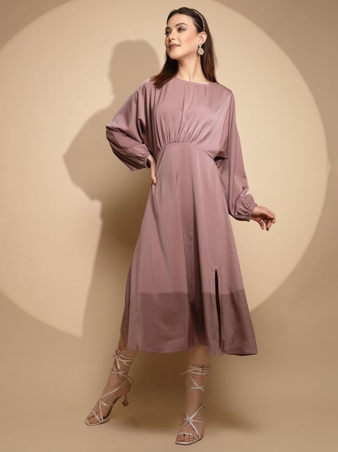 Global Republic Nude Pink A Line Dress-picture-43