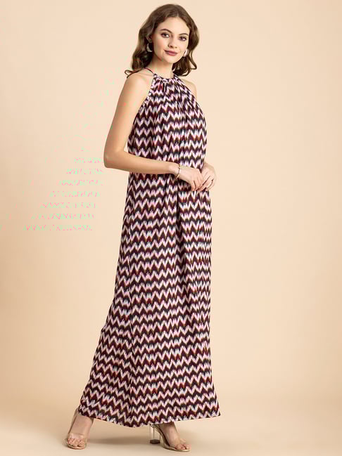 Moomaya Multicolor Printed Maxi Dress-picture-45