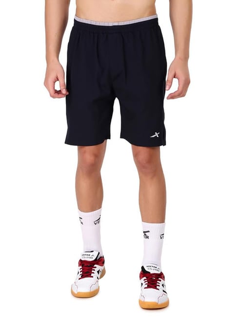 Vector X Navy Regular Fit Shorts-picture-40