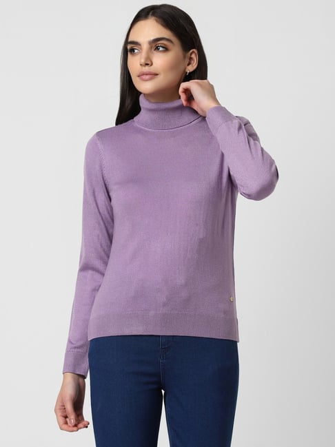 Van Heusen Purple Regular Fit Sweater-picture-26