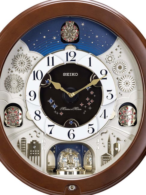 Buy SEIKO Melody In Motion Oval Analog Wall Clock at Best Price