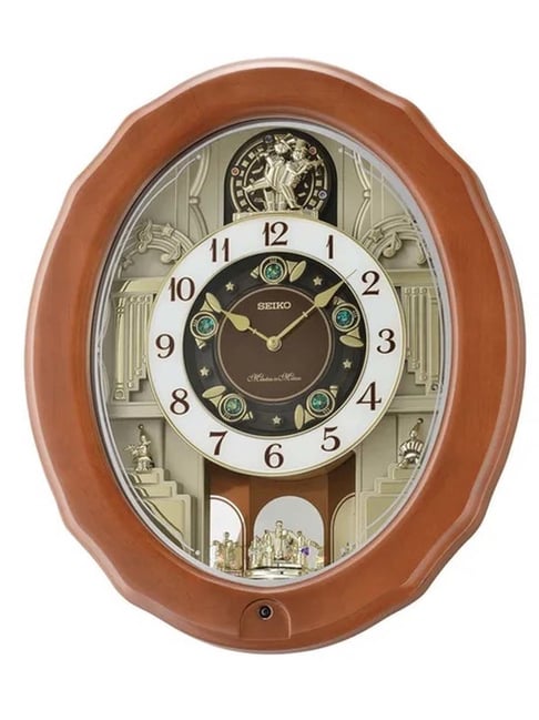 Buy SEIKO Oval Hourly Chime 30 Melody In Motion Wall Clock at Best