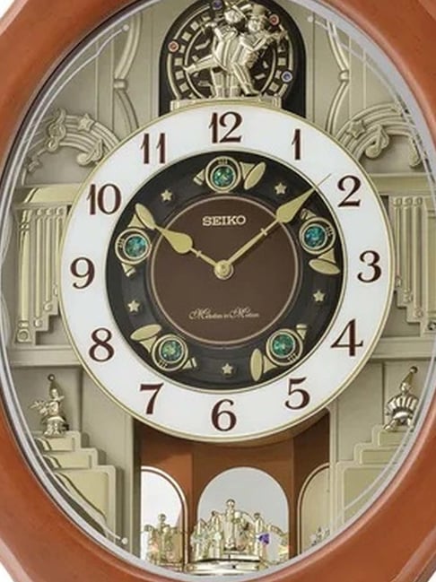 Buy SEIKO Oval Hourly Chime 30 Melody In Motion Wall Clock at Best