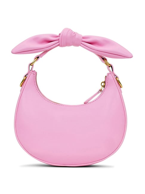 Hobo outlet pink leather bow wristlet