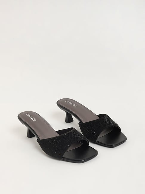 Buy LUNA BLU by Westside Metallic Strap Brown Sandals for Online @ Tata CLiQ