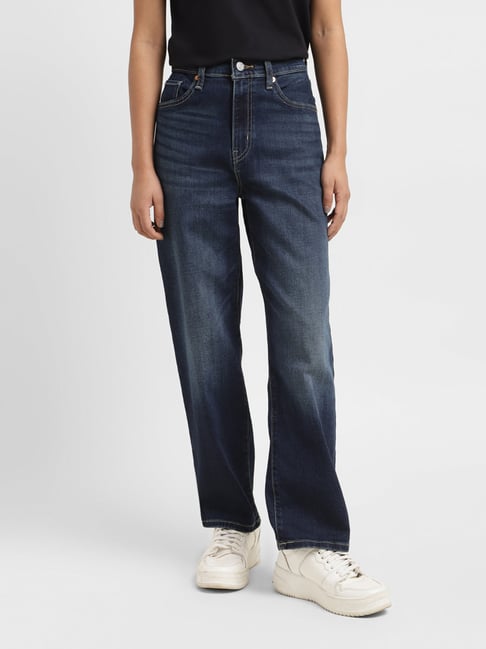 Levi’s High Waist Jeans popular blau Casual-Look