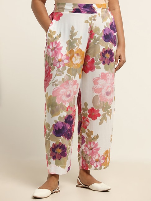 Buy White Pants for Women by JAKANARY Online | Ajio.com