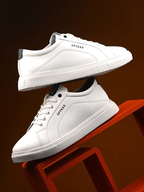 Spykar Men's White Casual Sneakers