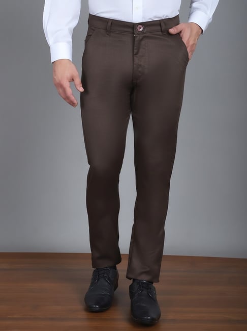 SHIELDARM Slim Fit Men Khaki, Brown Trousers - Buy SHIELDARM Slim Fit Men  Khaki, Brown Trousers Online at Best Prices in India | Flipkart.com