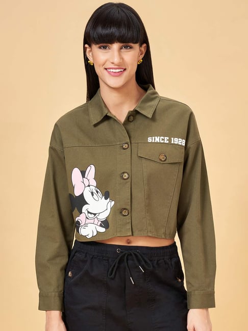 Honey by Pantaloons Green Cotton Printed Shirt-picture-44