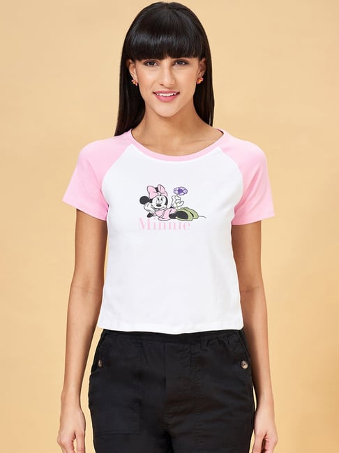 Honey By Pantaloons Pink Printed Tshirts - Buy Honey By Pantaloons Pink  Printed Tshirts online in India