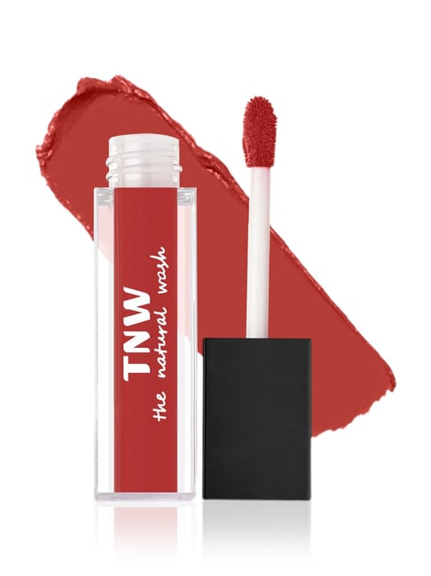 TNW-The Natural Wash Matte Velvet Longstay Mini Liquid Lipstick Spicy Coral - 1.2 ml