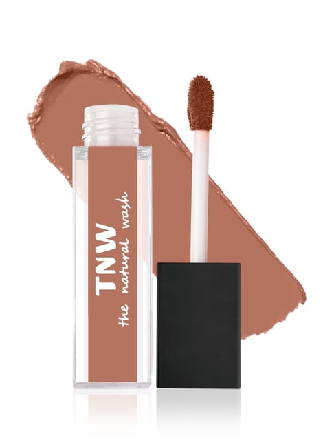 TNW-The Natural Wash Matte Velvet Longstay Mini Liquid Lipstick Nutty Nude - 1.2 ml
