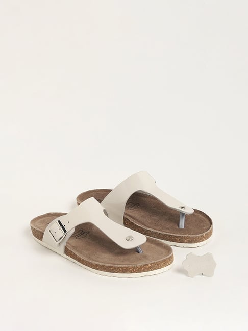 Off cheap white sandals