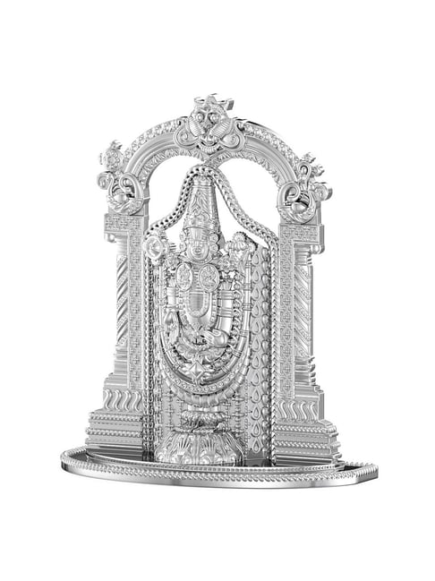 Joyalukkas 92.5 Sterling Silver Lord Tirupati Balaji Idol - 39.26 gm