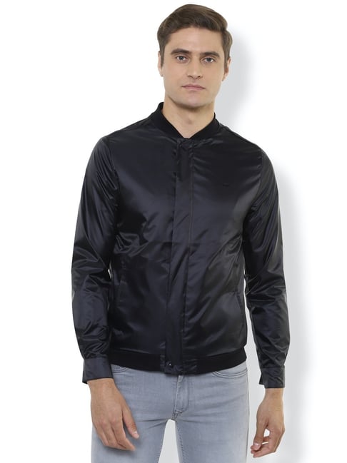 Van Heusen Black Regular Fit Jacket-picture-17