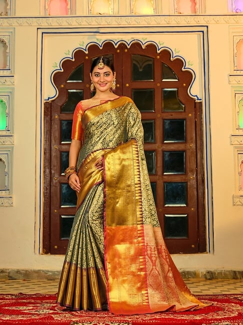 Pure Silk Sarees | South Silk Indian Saree @ BharatSthali