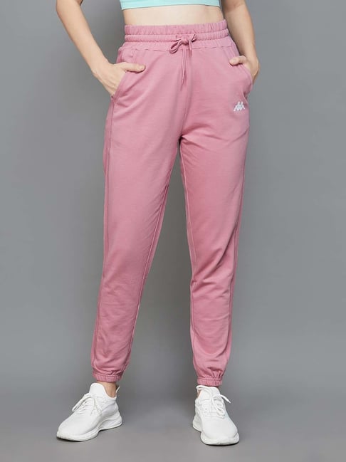 Pink kappa joggers online