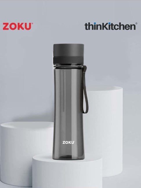 Zoku Grey Polypropylene Water Bottle (0.6 L)-picture-29