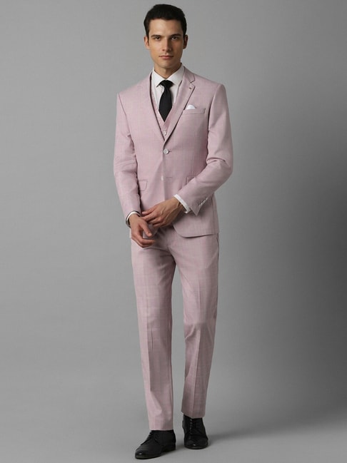 Blush pink 3-piece trouser suit