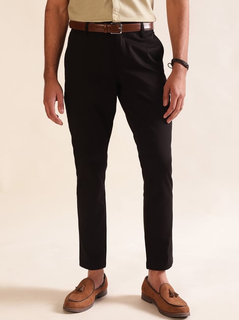 Buy ANDAMEN Black Slim Fit Chinos for Men's Online @ Tata CLiQ