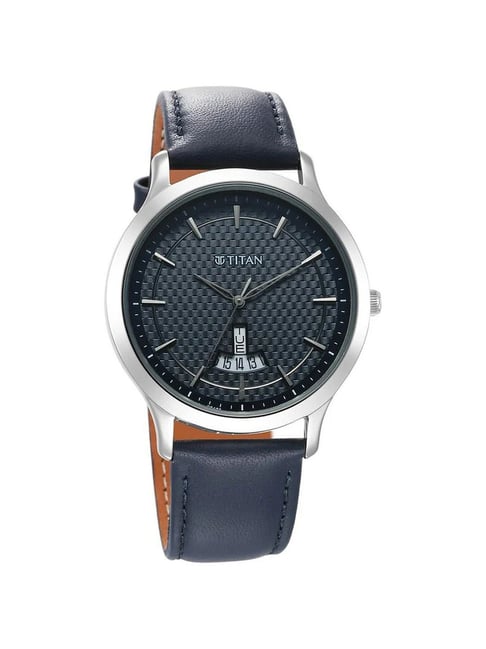 Titan blue belt discount watch