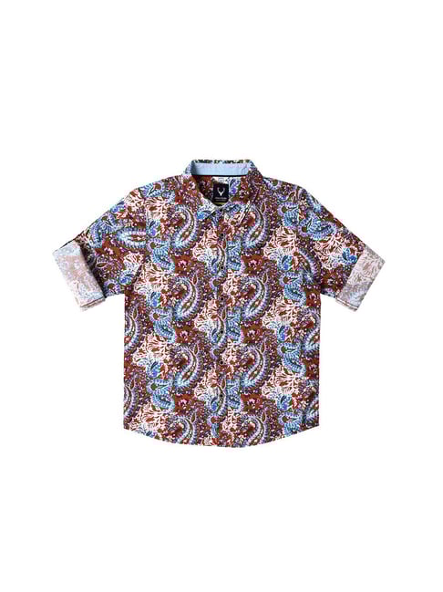 Allen Solly Junior Multicolor Printed Full Sleeves Shirt-picture-24