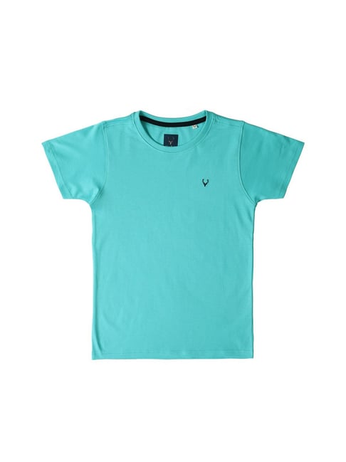 Allen Solly Junior Blue Solid T-Shirt