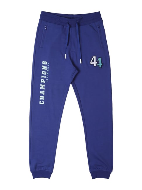 Allen Solly Junior Royal Blue Printed Joggers-picture-14