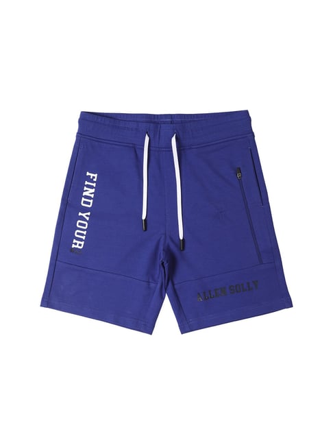 Allen Solly Junior Royal Blue Printed Shorts-picture-15