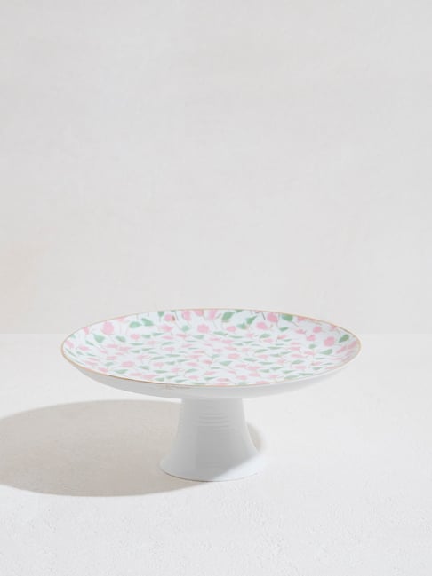 Buy Grey Printed Wood Cake Stand Online at Best Price in India