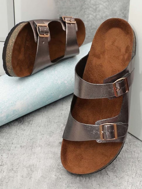 Mozafia Women's Copper Casual Sandals-picture-45