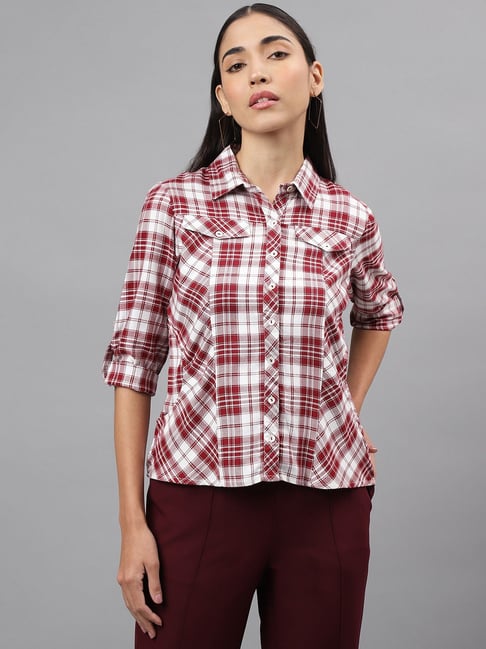 Latin Quarters Red Check Shirt-picture-33