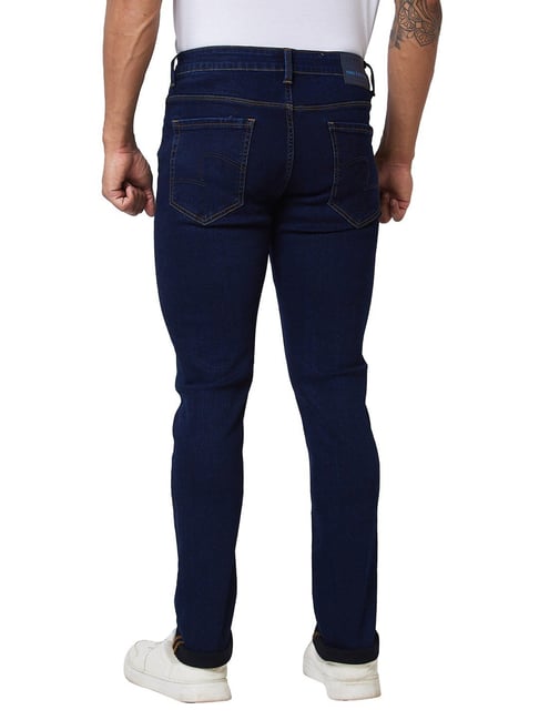 Buy Spykar Blue Cotton Regular Fit Jeans for Mens Online Tata CLiQ