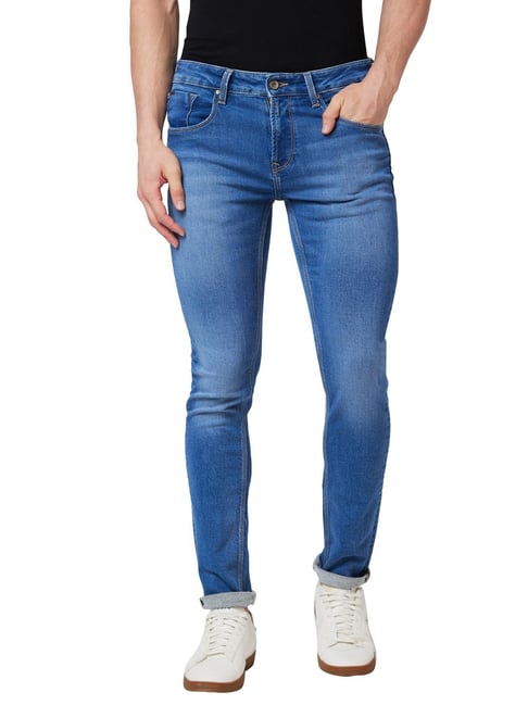 Spykar Blue Cotton Skinny Fit Jeans-picture-29