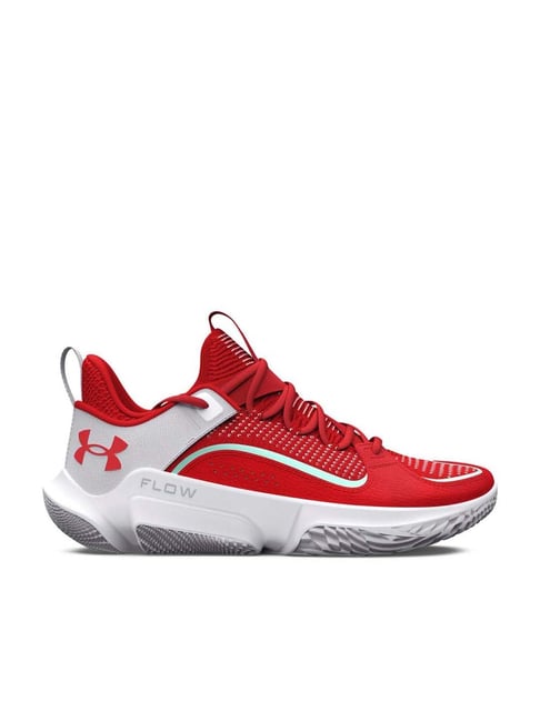 Under Armour Men's FLO FUTR X Red Basketball Shoes