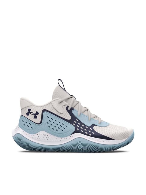 Under Armour Men's JET '23 Grey Basketball Shoes-image-19