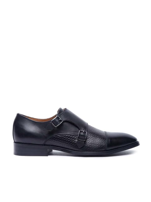 Buy Jet Black Formal Shoes for Men by LOUIS STITCH Online