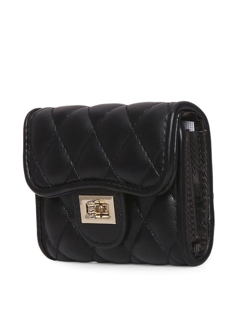 Inc.5 Black PU Textured Wallet-picture-14