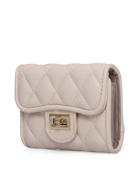 Inc.5 Beige PU Textured Wallet-picture-16