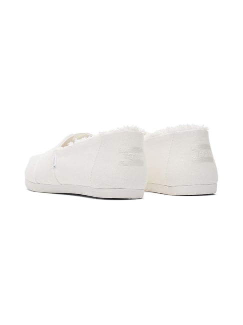 TOMS Women's White Casual Loafers