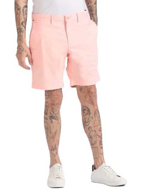 Tommy Hilfiger Pink Crystal Regular Fit Shorts-picture-22