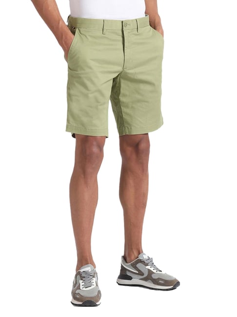 Tommy Hilfiger Faded Olive Regular Fit Shorts-picture-14