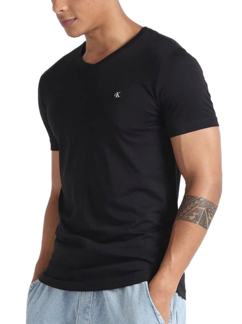 Calvin klein Jeans Black Slim Fit T-Shirt
