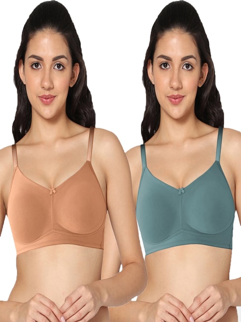 Buy Cotton Bra Non Padded Non Wired White PACKof 2 (32) at