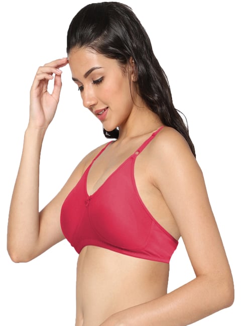 IN CARE Pink Half Coverage Non-Wired Push-Up Bra